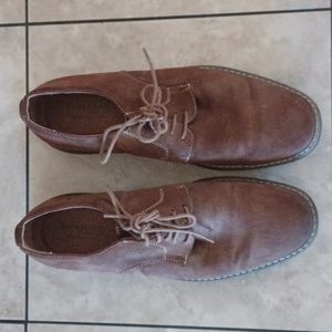 FREEMAN Memory Foam Mens Boots, Office, Business Dress Shoes, Size 8 1/2